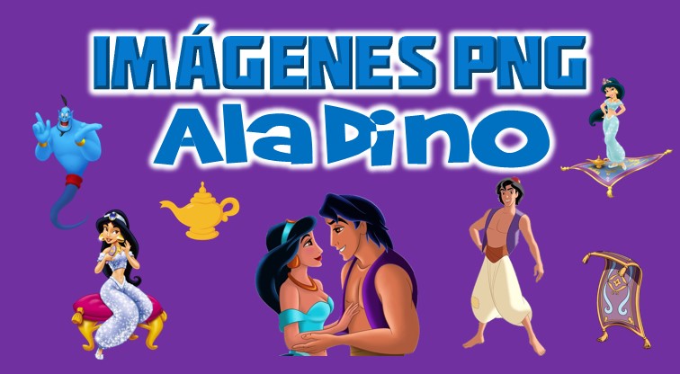 Imágenes de Aladino en PNG fondo Transparente