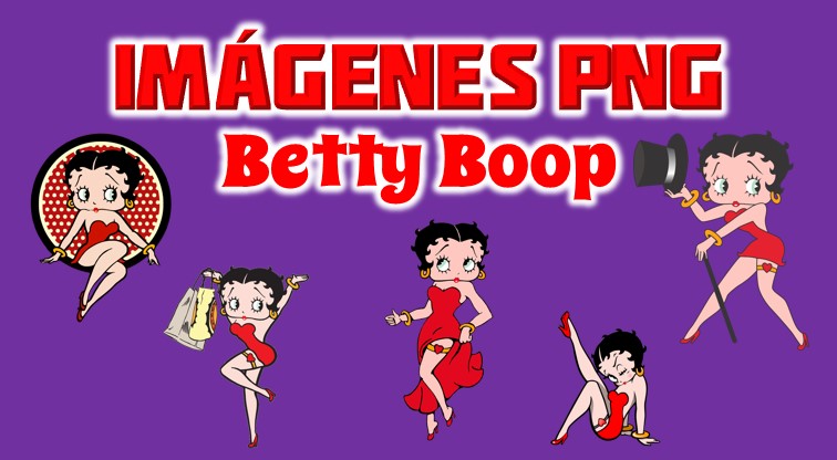 Imágenes de Betty Boop en PNG fondo Transparente