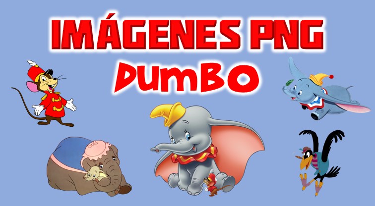 Imágenes de Dumbo en PNG fondo Transparente